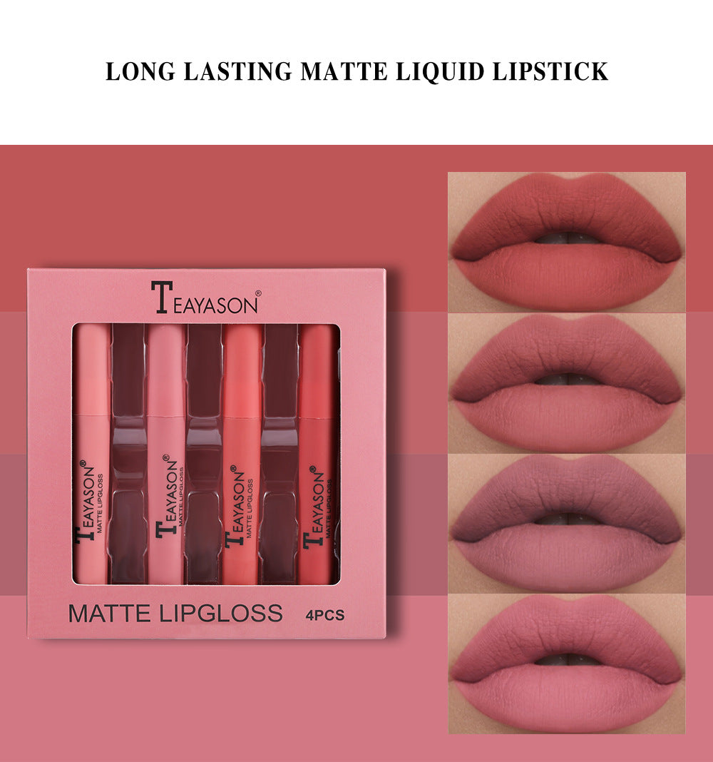 Velvet Matte Lipstick Set – Lip Gloss & Lip Glaze Long-Lasting Lip Makeup Collection 💄✨