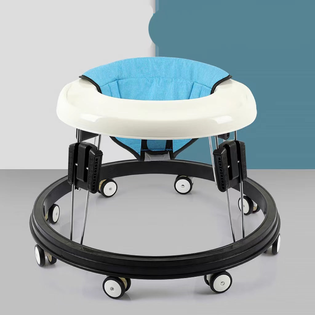 Multifunctional Baby Walker with Anti-Rollover Design & Music | 9-Height Adjustable Infant Walker (6–36 Months)