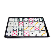 Double 6 Jumbo Dominoes w/ Color Dots
