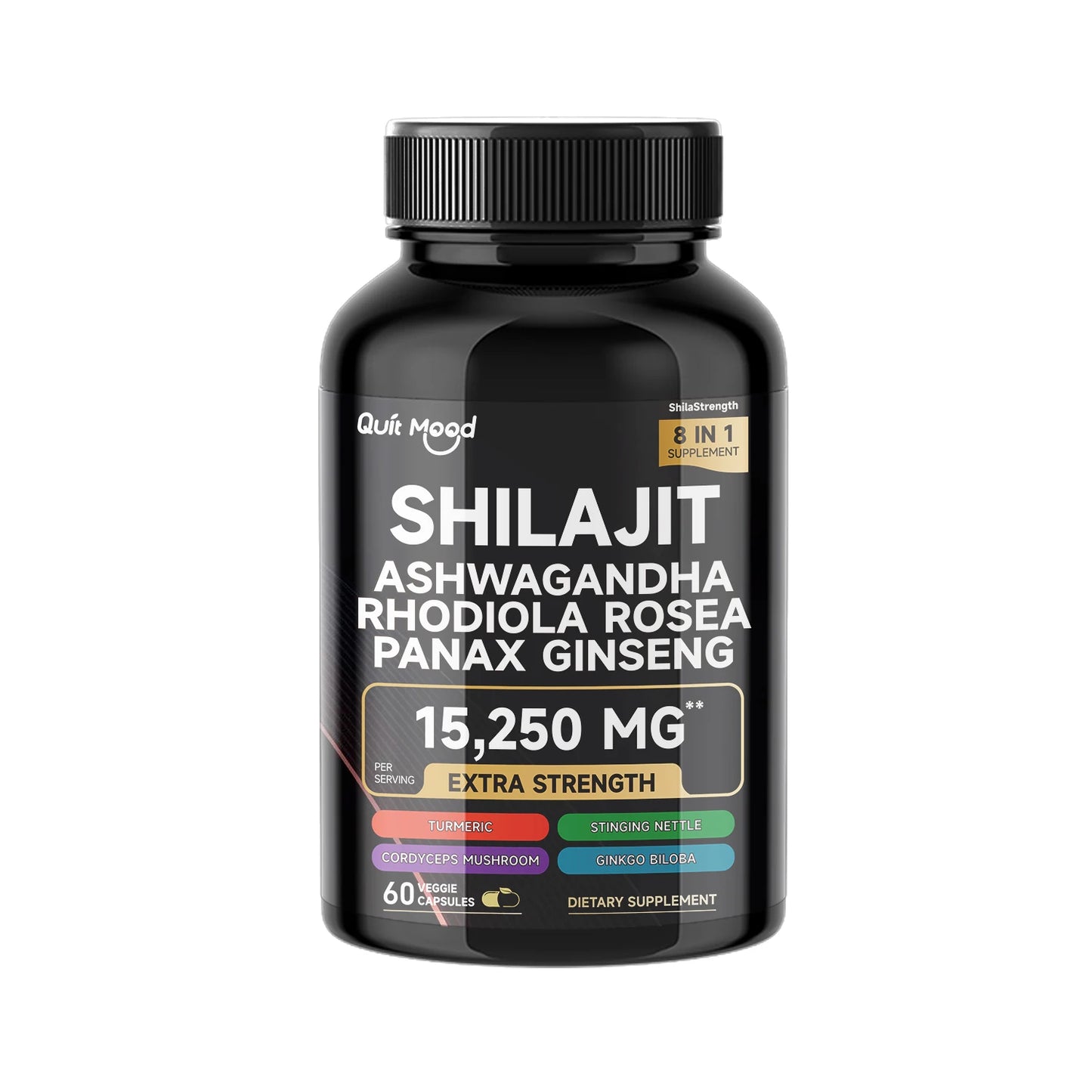 Pure Himalayan Shilajit liquid drops natural energy and stamina support supplement