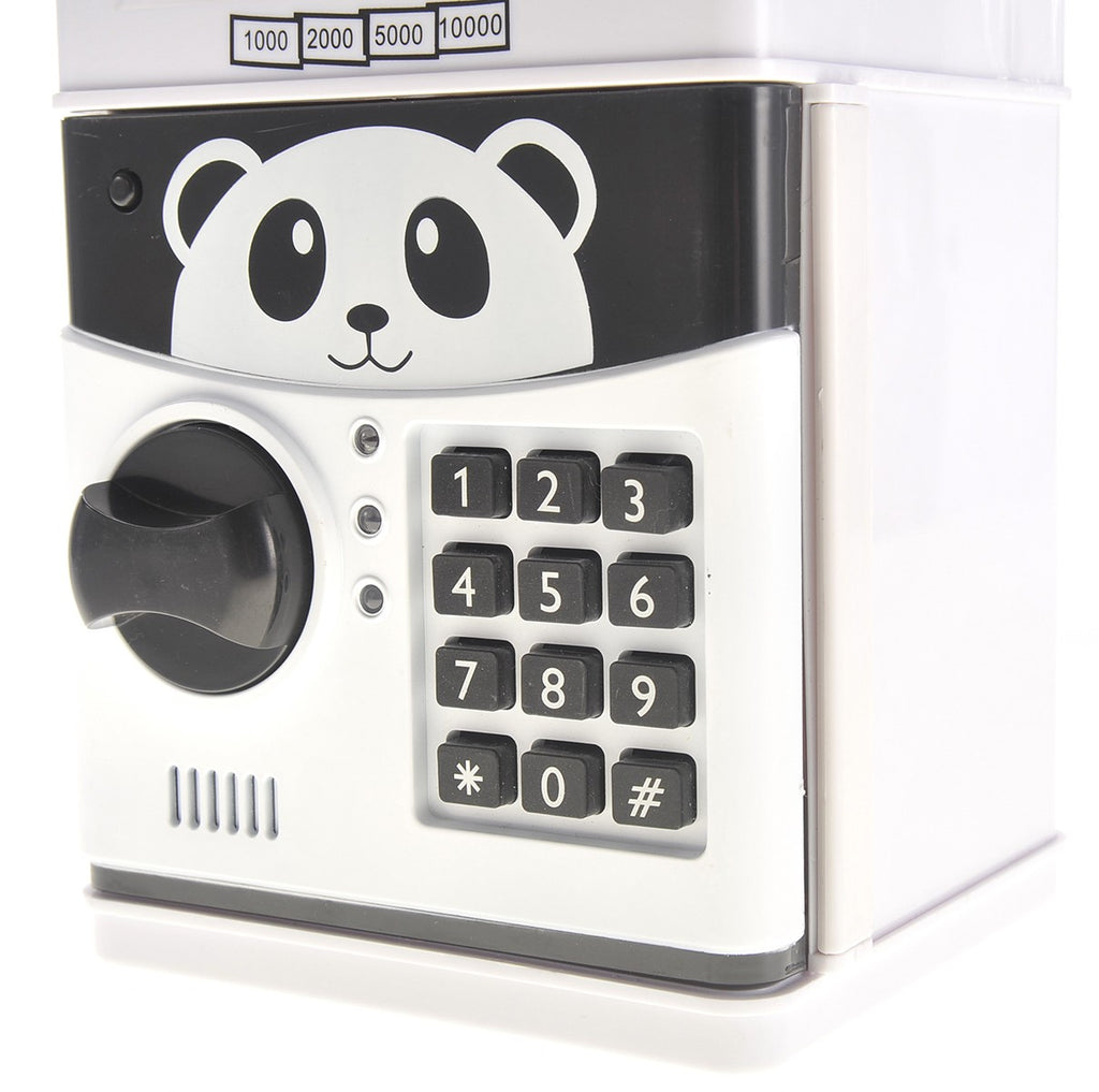 🐼💰 Cartoon Panda Electronic Password Protected Piggy Coin Bank