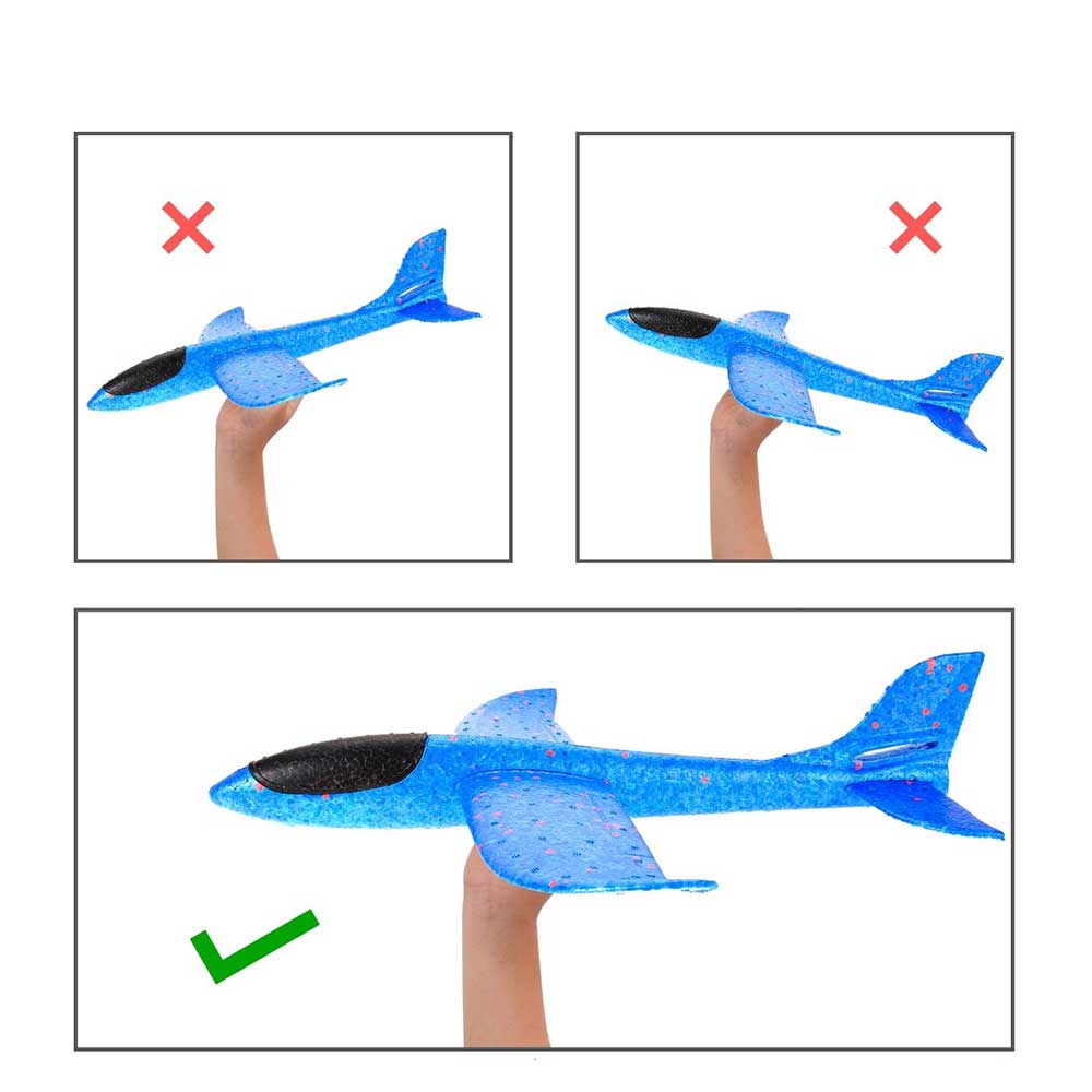 2 Pack Toy Foam Throwing Airplane