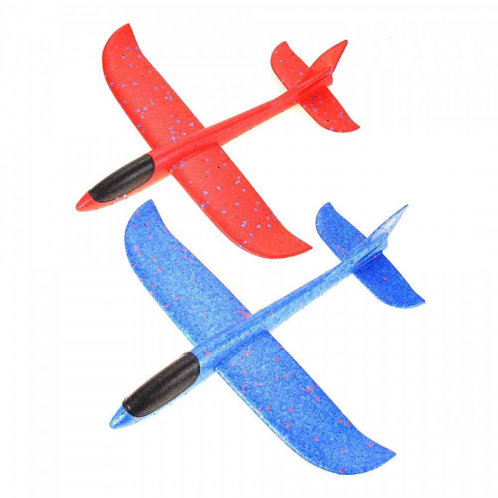 2 Pack Toy Foam Throwing Airplane