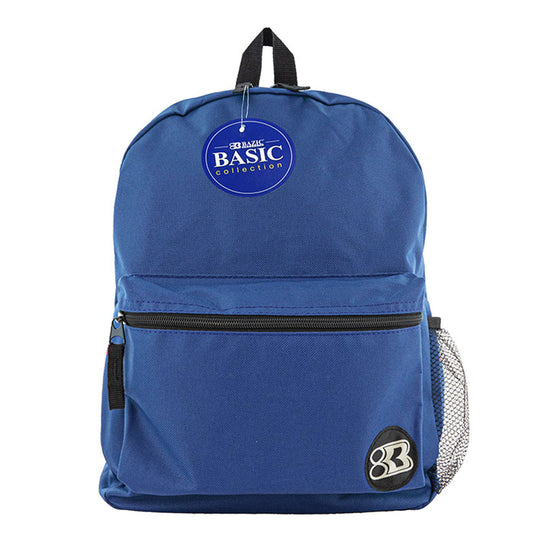 Simple School Backpack 16 Inch | Blue