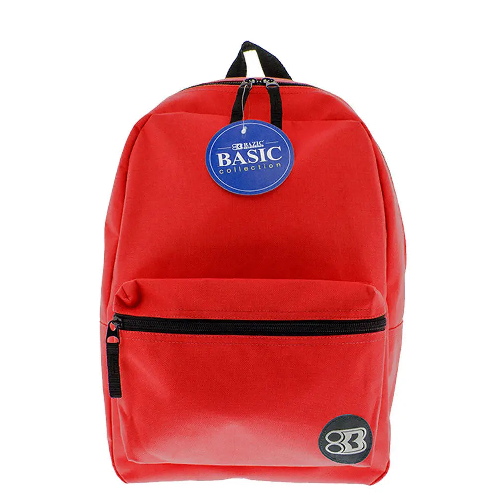 Simple School Backpack 16 Inch | Red G8Central