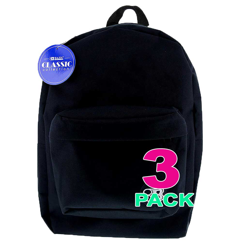 Classic Backpack 17 Inch | Black