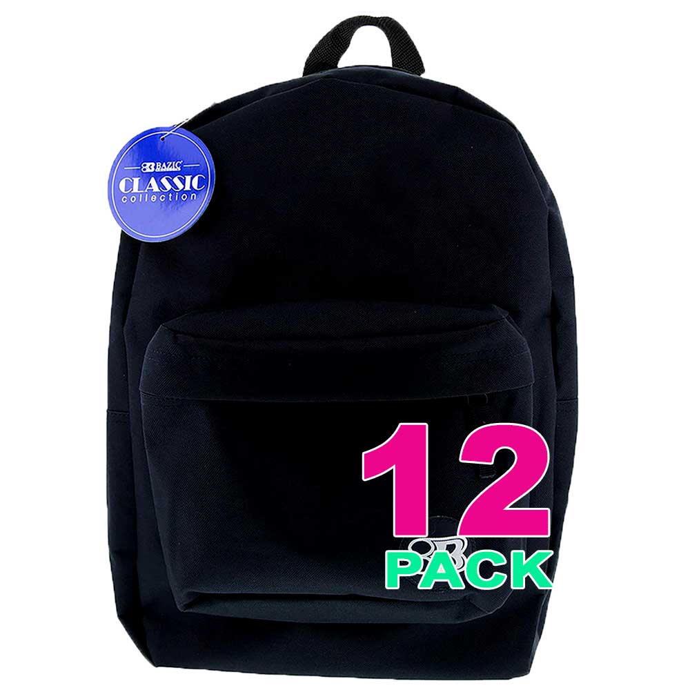 Classic Backpack 17 Inch | Black