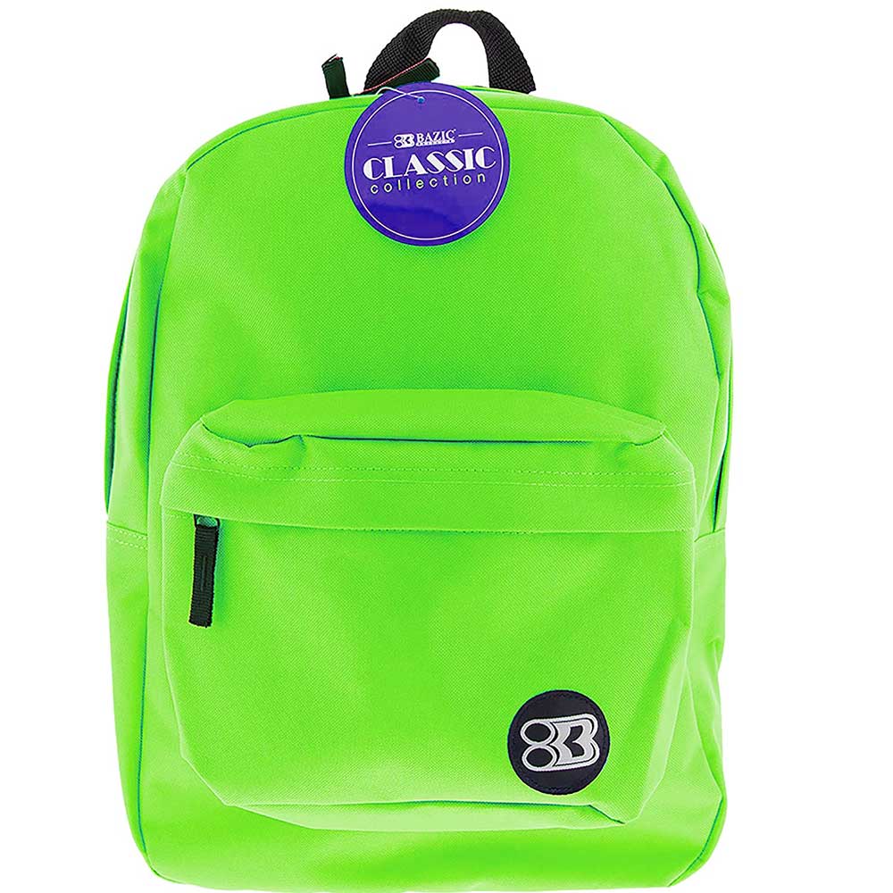 Classic Backpack 17 Inch | Lime Green G8Central