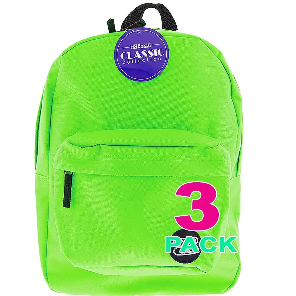 Classic Backpack 17 Inch | Lime Green G8Central