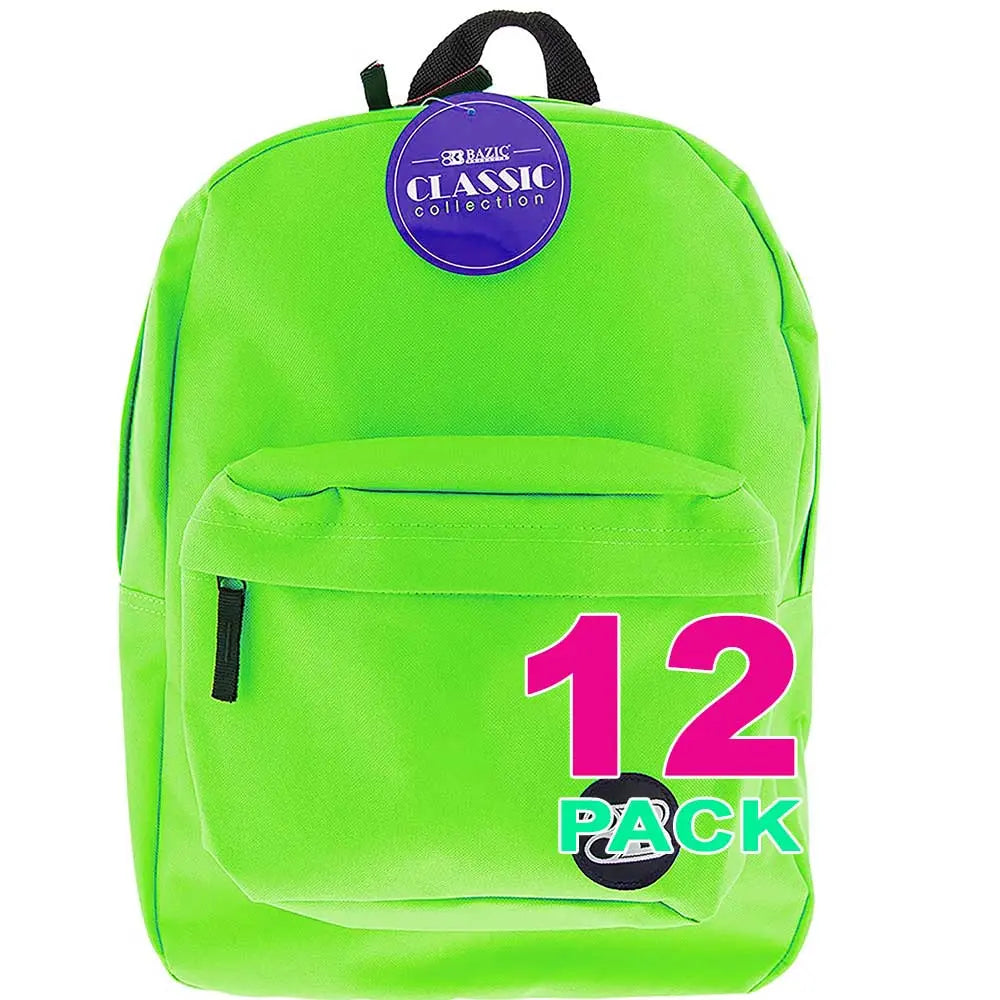 Classic Backpack 17 Inch | Lime Green G8Central