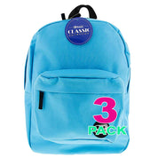 Classic Backpack 17 Inch | Cyan