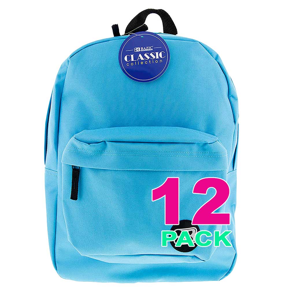 Classic Backpack 17 Inch | Cyan