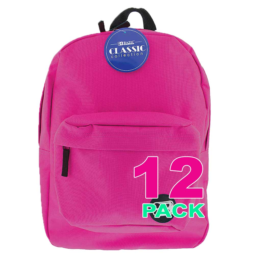 Classic Backpack 17 Inch | Fuchsia