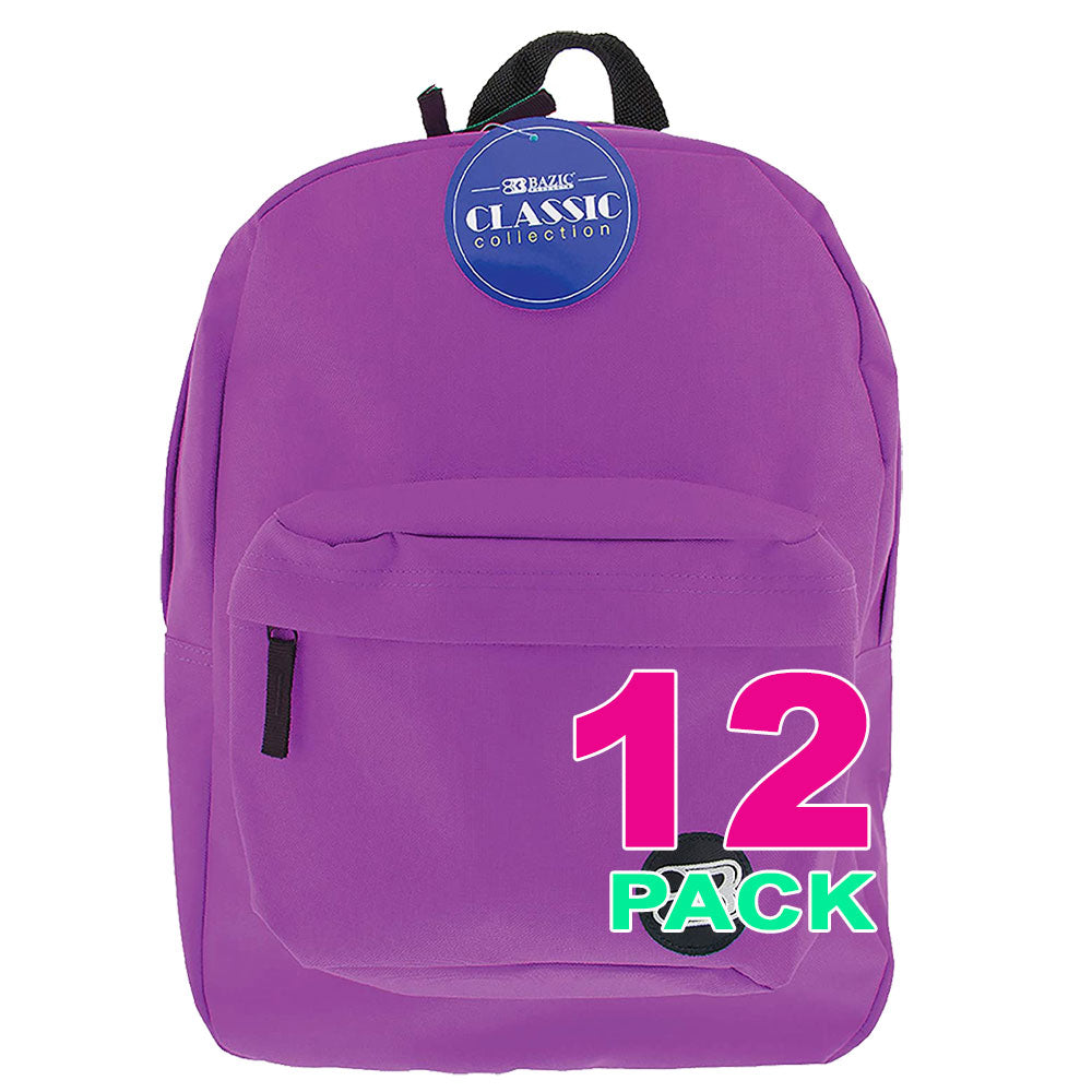 Classic Backpack 17 Inch | Purple