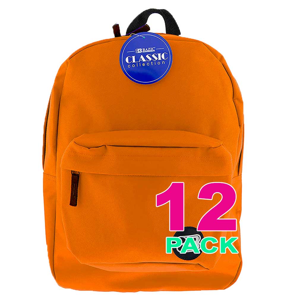 Classic Backpack 17 Inch | Orange
