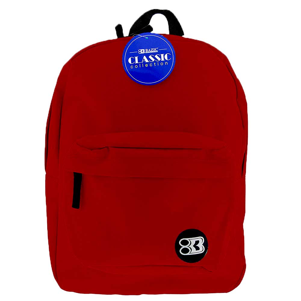 Classic Backpack 17 Inch | Burgundy