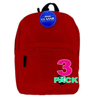 Burgundy / 3-Pack