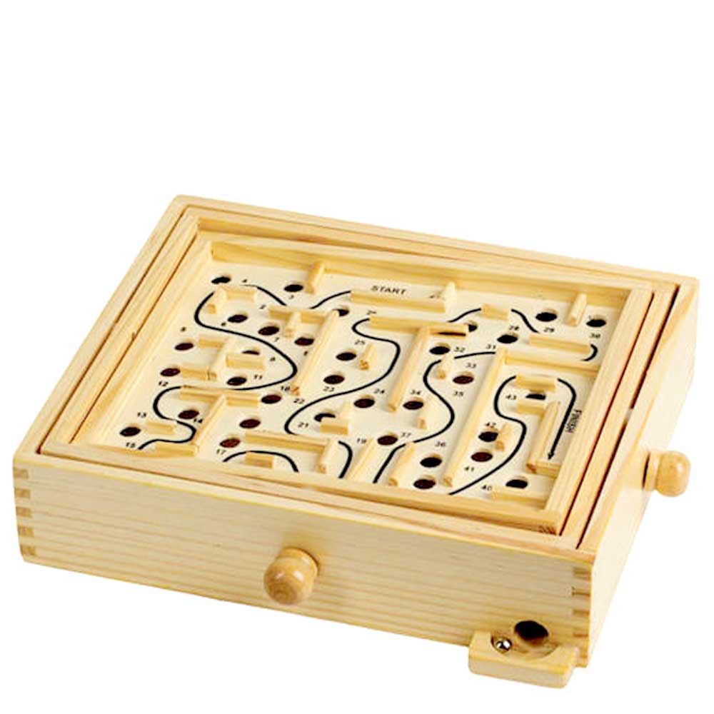 Wooden Labyrinth Maze Game G8Central