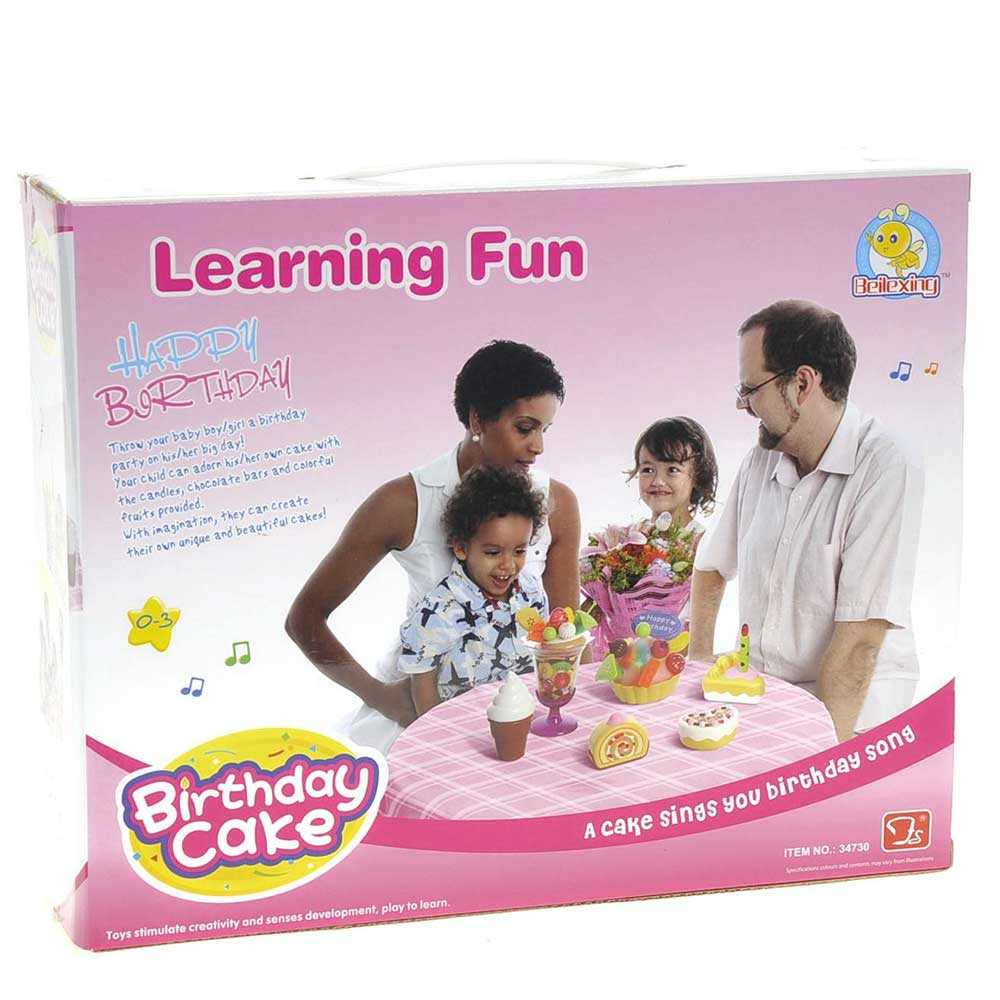 Play Food Set With Cupcake, Cakes, Ice Cream & Sundae