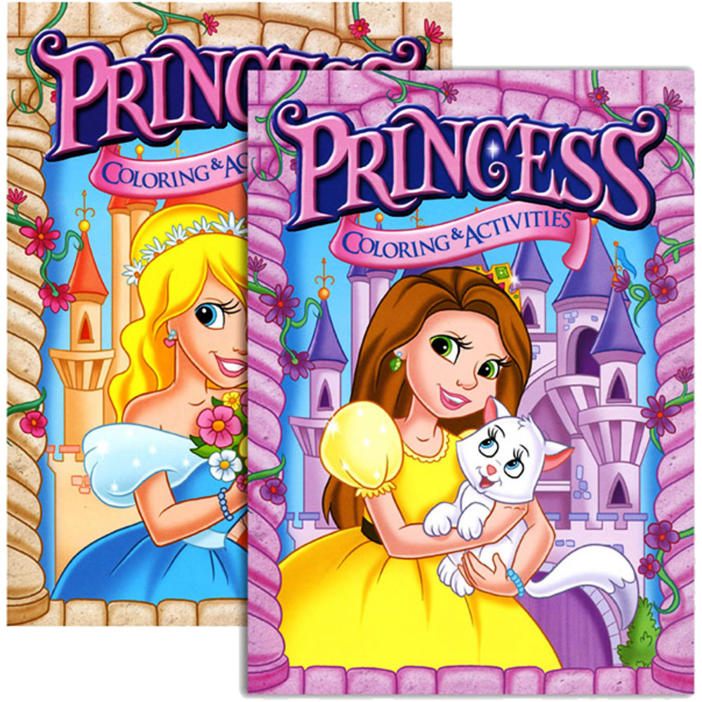 JUMBO PRINCESS Coloring & Activity Book | 2-Titles.