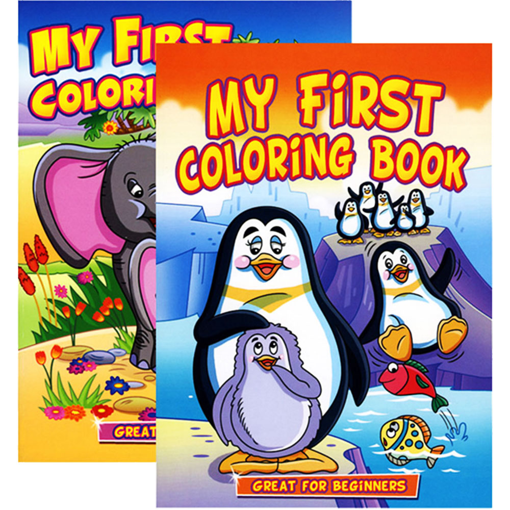 JUMBO MY FIRST Coloring Book | 2-Titles.
