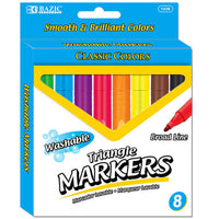8-color Triangle Markers / 3-Pack