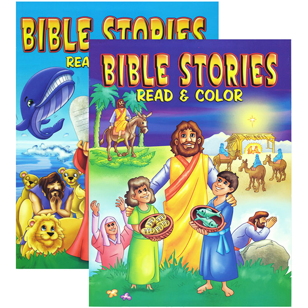BIBLE STORIES Coloring Book | 2-Title.