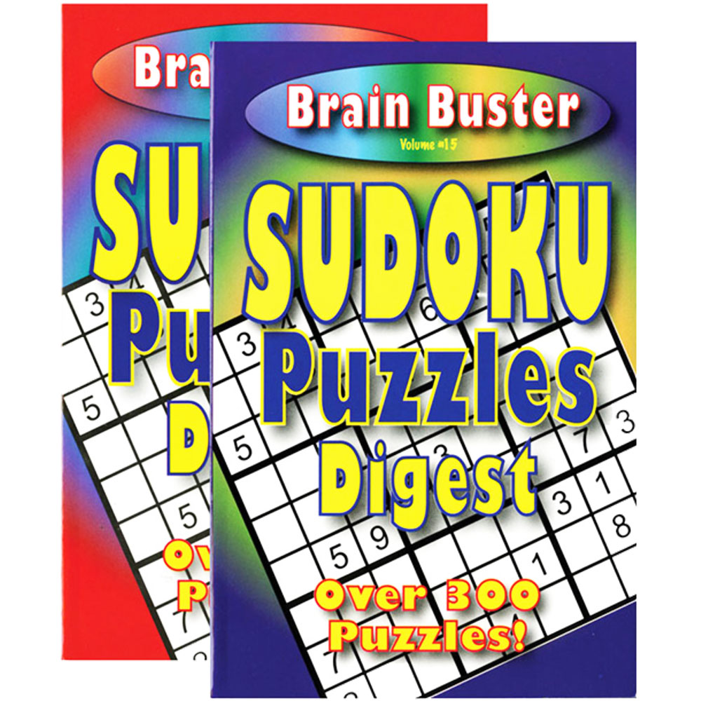 Brain Teasing Sudoku Puzzle Book Digest Size.