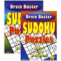 Brain Buster Sudoku Puzzle Book | 2-Titles.