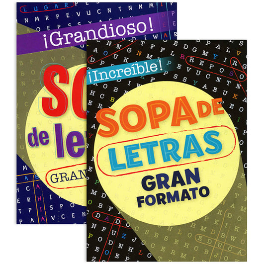 ¡increíble! Sopa De Letras Gran Formato | 2-Titles.