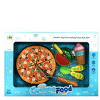 Pizza, Watermelon, and Ice Cream Cutting Food Playset G8Central