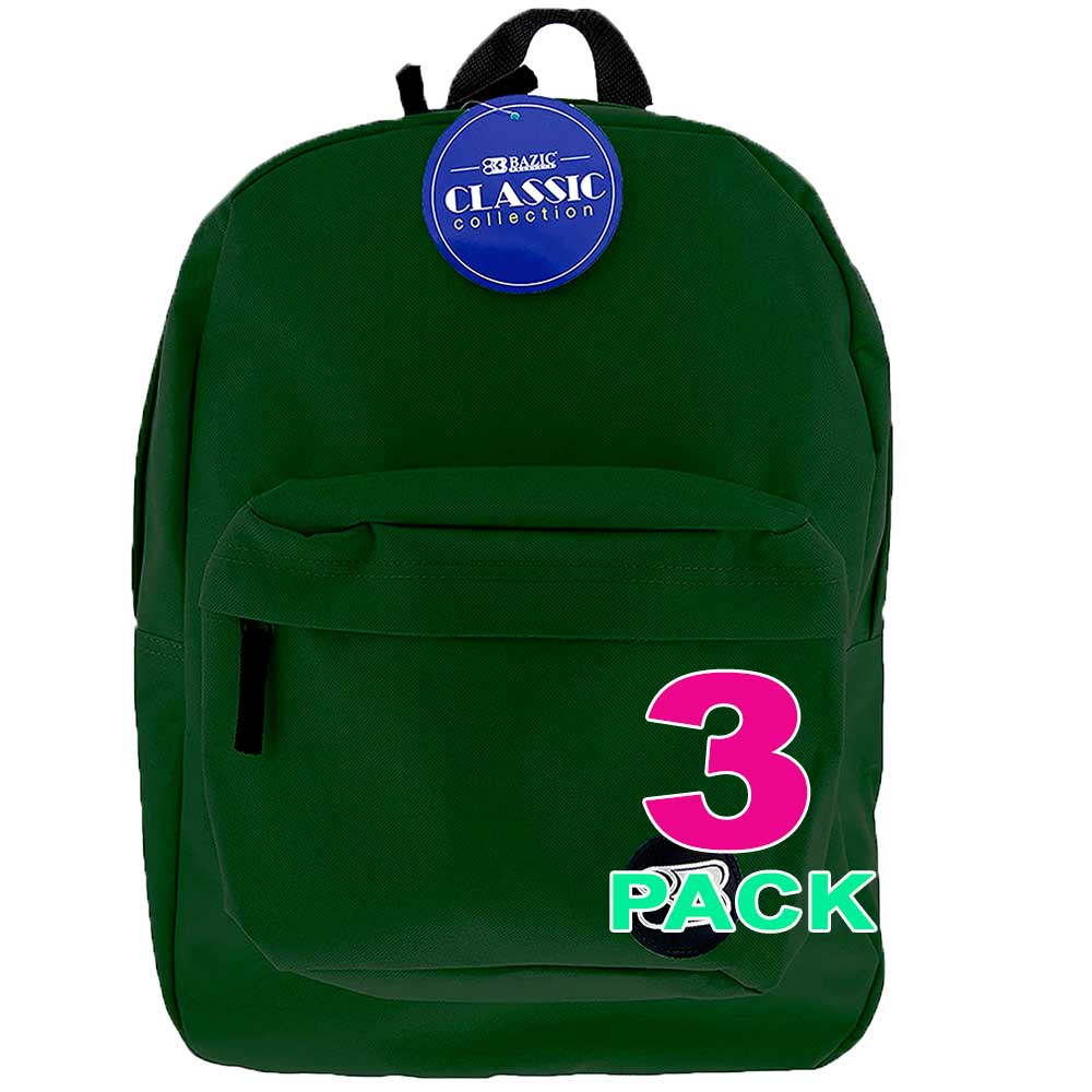 Classic Backpack 17 Inch | Green