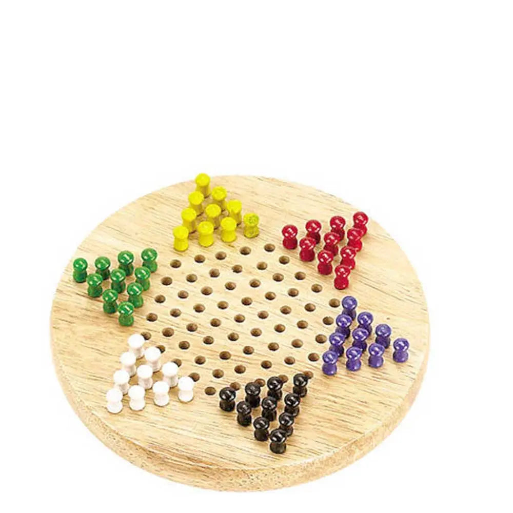 Small Wooden Chinese Checkers G8Central