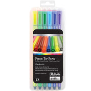 Fiber Tip Pen Marker | 12 Color