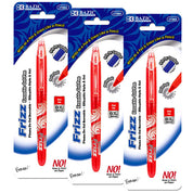 Frizz Red Erasable Gel Pen with Grip | 1 Ct