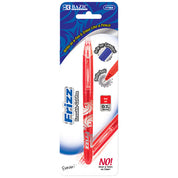 Frizz Red Erasable Gel Pen with Grip | 1 Ct