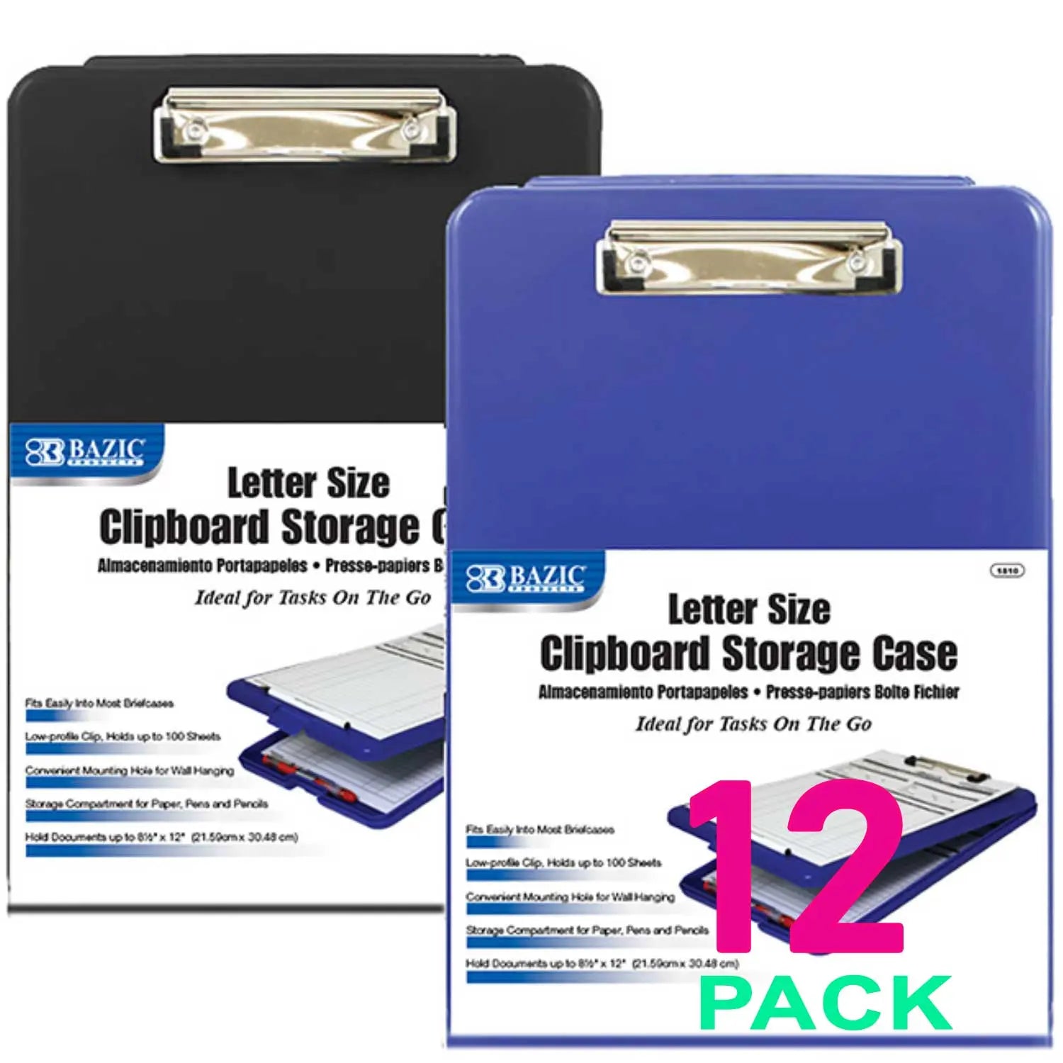 Clipboards Storage Case w/Low Profile Clip | 2 Colors G8Central