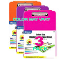 Clipboard Storage Case Translucent, A-4 Letter Size | 6 Assorted Color G8Central