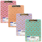 Clipboards Retro Hardboard Wood Standard Size, Low Profile Clip G8Central