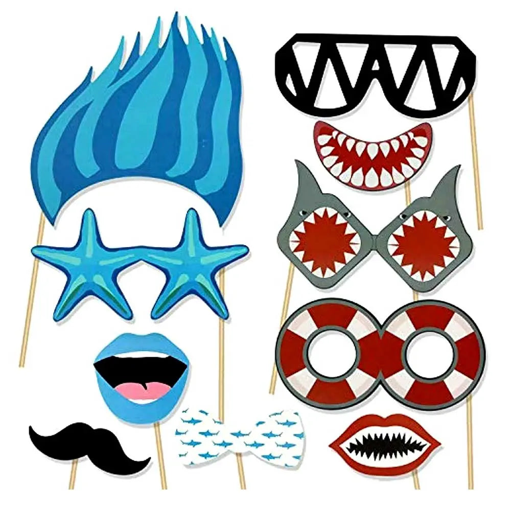Photo Booth Props Sharks | Set of 25 G8Central