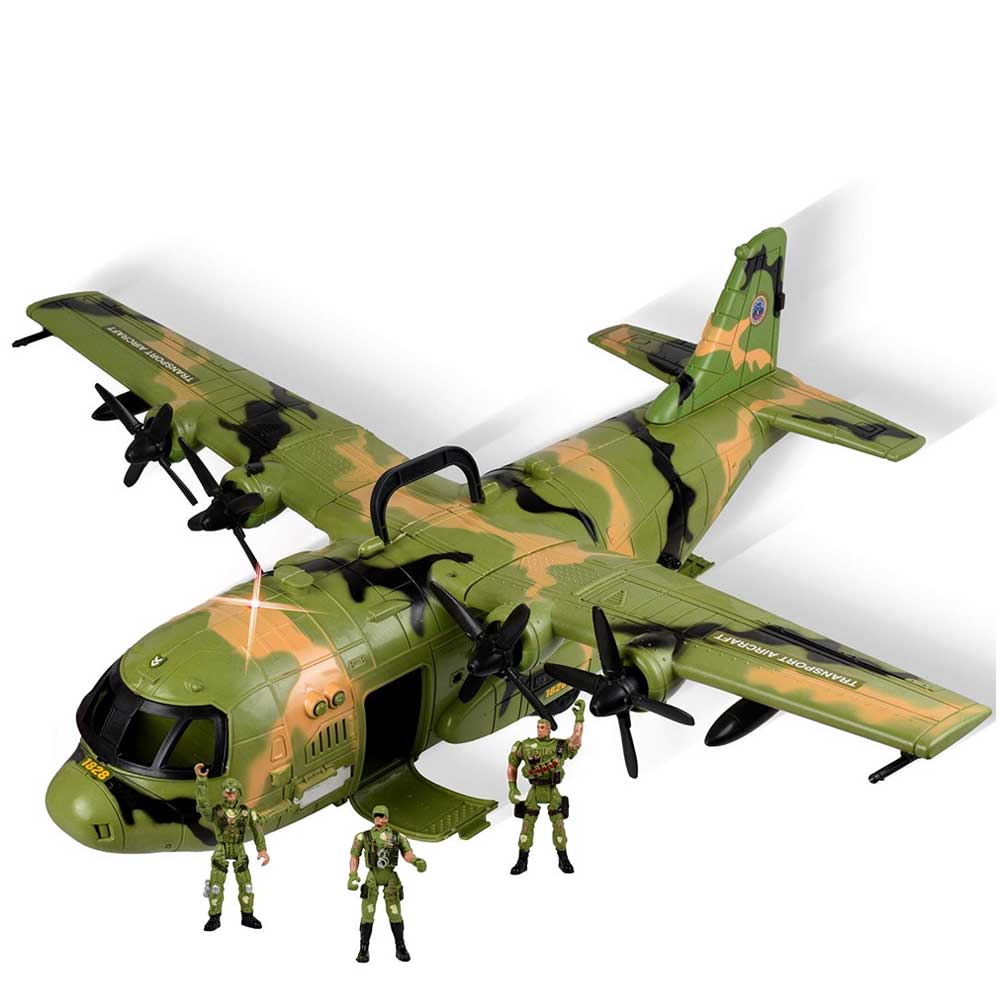 Military Combat Air Force Airplane C130 With Lights And Sound
