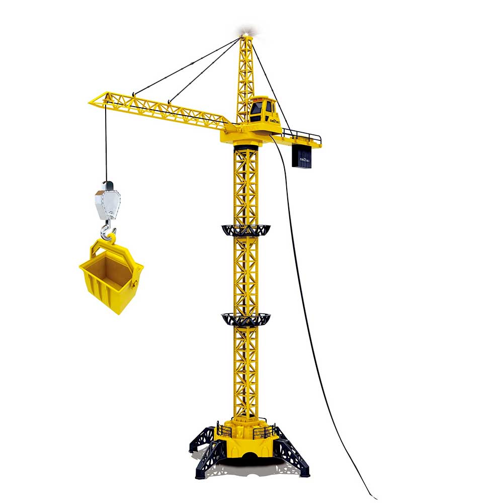 50 Inch Wired RC Crawler Crane with Tower Light and Adjustable Height G8Central