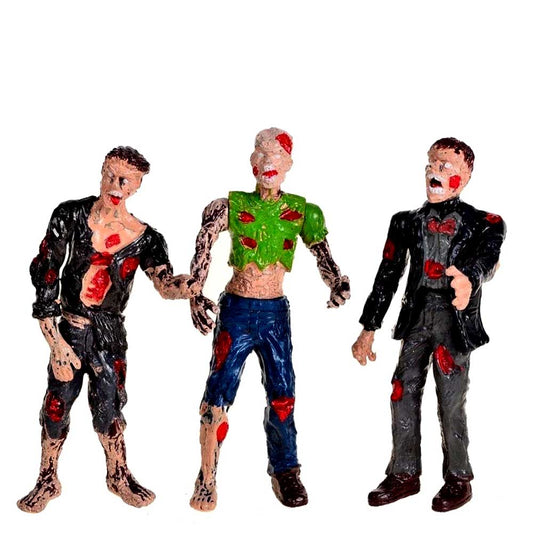 Zombie Action Figures With Movable Joints (Pack Of 6)