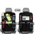 Backseat Car Organizer With 5 Storage Pockets And Tablet Holder G8Central