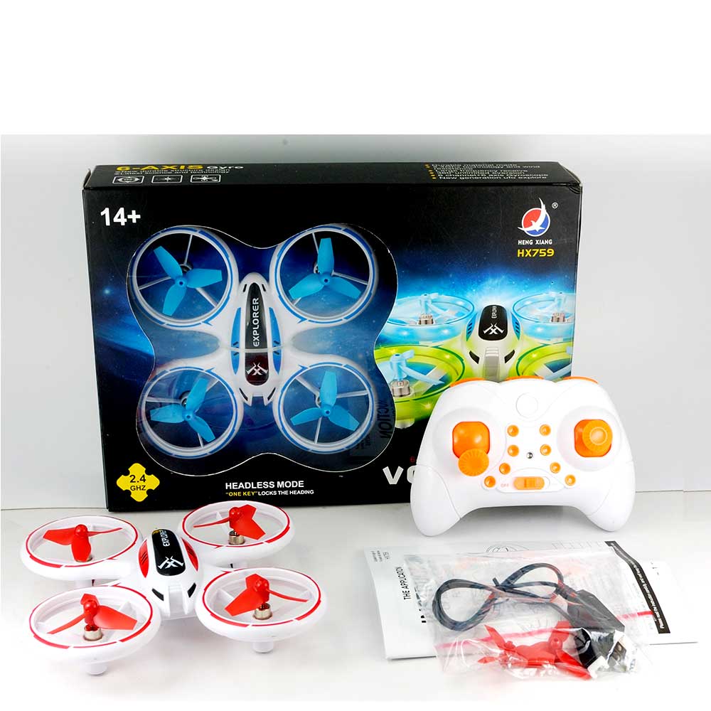 Mini LED Quadcopter For Beginners | Red