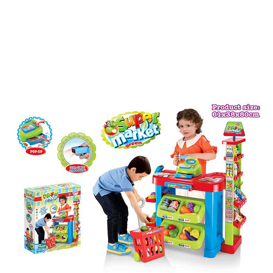 Super Market With Cash Register Playset