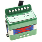Children's Musical Instrument Accordion | Green G8Central