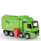14" Friction Powered Recycling Garbage Truck G8Central