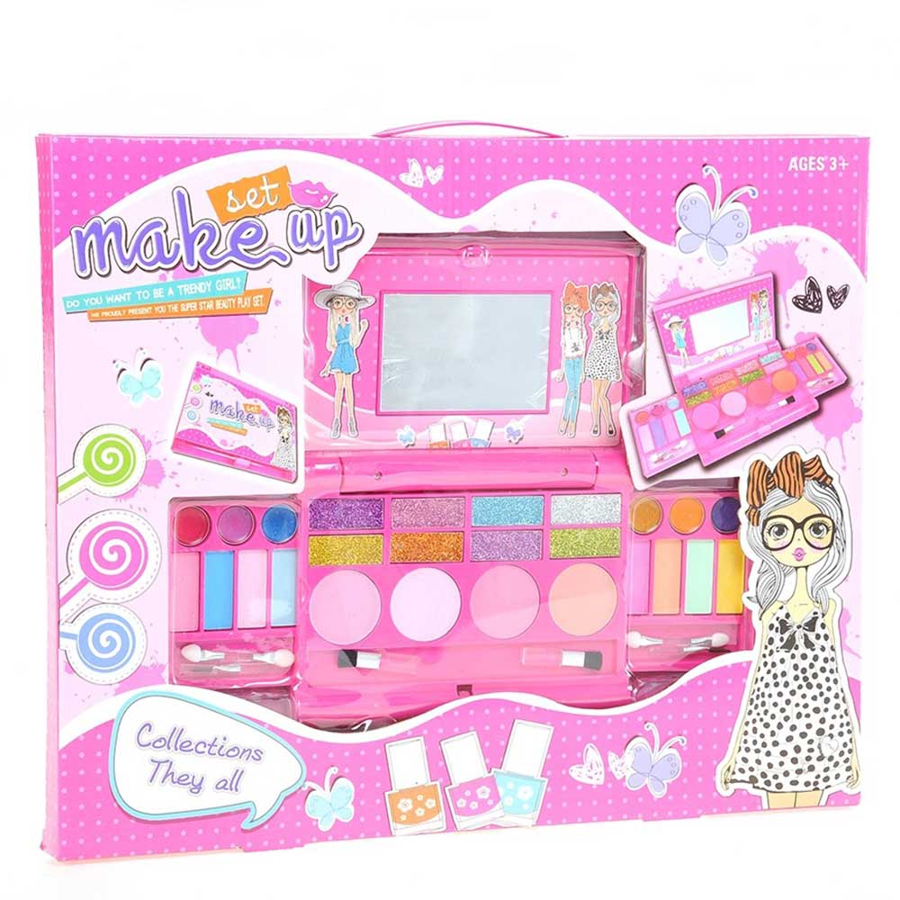 Princess Girl's Deluxe Makeup Palette With Mirror -All In One