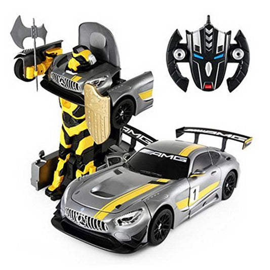 1:14 RC Mercedes-Benz GT3 2.4ghz Transformer Dancing Robot Car | Gray